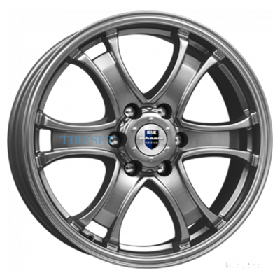 KиK 7,5x18/6x139,7 ET38 D100,1 Балеар (КС727) Дарк платинум