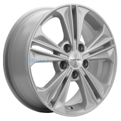 Khomen Wheels 6x16/5x112 ET50 D57,1 KHW1603 (Jetta) F-Silver