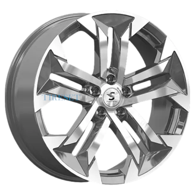 Premium Series 7,5x19/5x108 ET36 D65,1 КР015 (Exeed TXL/VX) Diamond Gloss Graphite