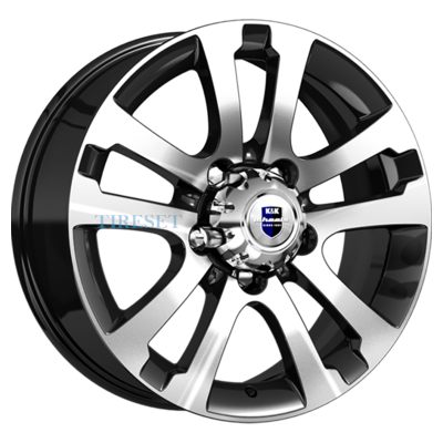 KиK 7x18/5x139,7 ET35 D108,5 Сахара-Patriot (КС1056) Алмаз черный