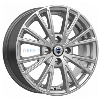 Диски KиK 6x15/4x100 ET40 D60,1 Меандр-оригинал (КС888) Дарк платинум на tireset.ru