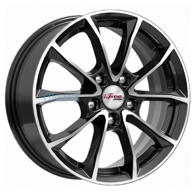 iFree 6,5x16/5x112 ET43 D57,1 Джет Блэк Джек