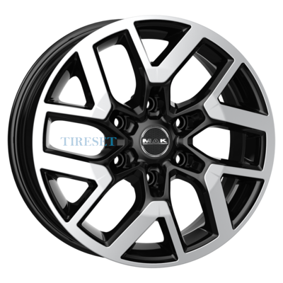 MAK 7,5x17/6x139,7 ET33 D100,1 Gravel Black mirror