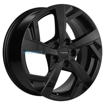 Khomen Wheels 7x17/5x114,3 ET48 D67,1 KHW1712 (Kia K5) Black