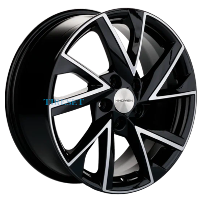 Khomen Wheels 7x17/5x114,3 ET45 D60,1 KHW1714 (Changan CS55/CS75 FL) Black-FP
