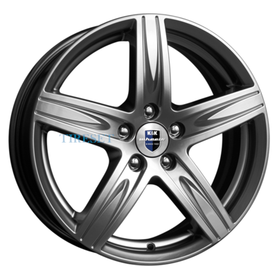 KиK 6,5x16/5x114,3 ET47 D66,1 Андорра-оригинал (КС454) Дарк платинум