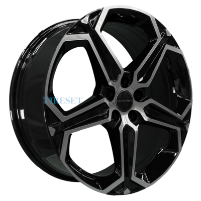 Khomen Wheels 7,5x19/5x114,3 ET45 D60,1 KHW1909 (Geely Atlas(Pro)/Changan CS55(75)) Black-FP