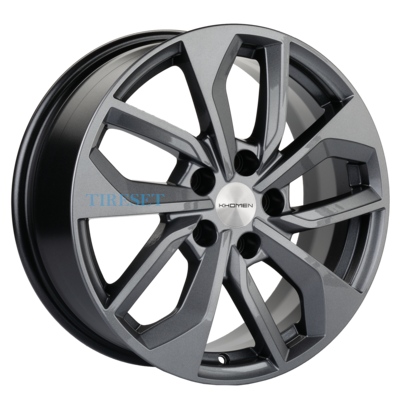 Khomen Wheels 7x17/5x114,3 ET45 D66,1 KHW1703 (Teana/X-trail) Gray