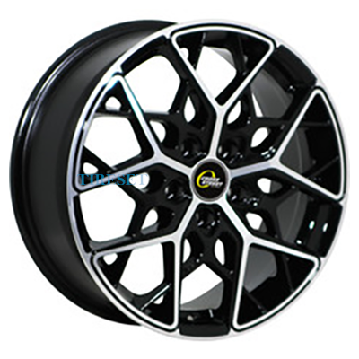 Диски CrossStreet 7x17/5x100 ET48 D56,1 CR-20 BKF на tireset.ru