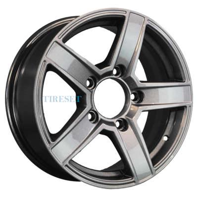 Диски Khomen Wheels 6,5x16/5x139,7 ET40 D98,5 KHW1614 (Niva 4x4) Gray на tireset.ru