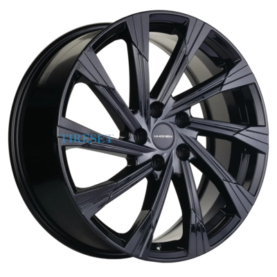Диски Khomen Wheels 7,5x19/5x112 ET43 D57,1 KHW1901 (Kodiaq/Tiguan) Black на tireset.ru