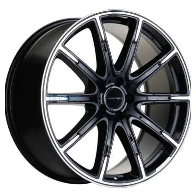 Khomen Wheels 9,5x21/5x112 ET30 D66,6 KHW2102 (GLS class) Black-FP
