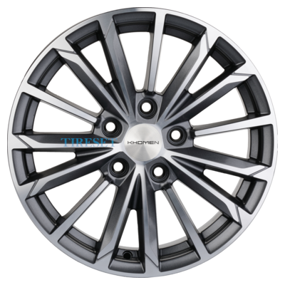 Диски Khomen Wheels 6,5x16/5x110 ET46 D63,3 KHW1611 (Changan CS35) Gray-FP на tireset.ru