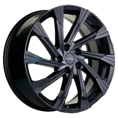 Диски Khomen Wheels 7,5x19/5x114,3 ET39 D60,1 KHW1901 (NX) Black на tireset.ru