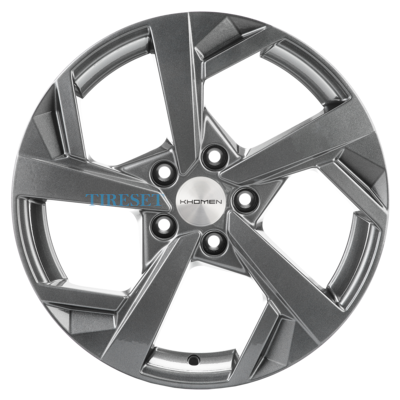 Khomen Wheels 7x17/5x114,3 ET45 D60,1 KHW1712 (Changan/Geely/Lexus/Toyota) Gray