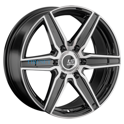 LS FlowForming 8x18/6x139,7 ET40 D75,1 RC62 BKF (конус)