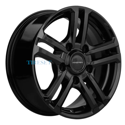 Диски Khomen Wheels 6,5x16/5x139,7 ET35 D98,5 KHW1602 (Niva 4x4 Bronto) Black на tireset.ru