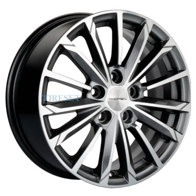 Khomen Wheels 6,5x16/5x112 ET39,5 D66,6 KHW1611 (Actyon) G-Silver-FP