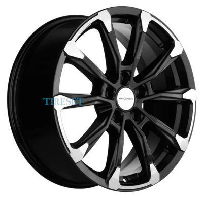 Khomen Wheels 7,5x18/5x114,3 ET53 D54,1 KHW1808 (Geely Coolray) Black-FP