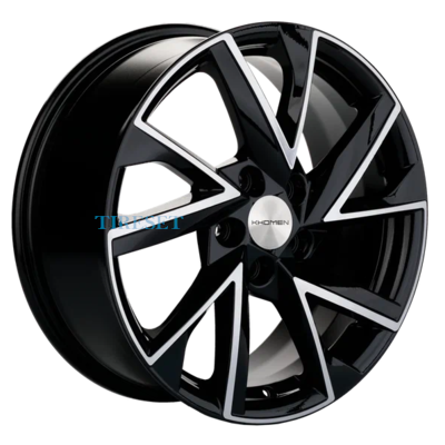Khomen Wheels 7x17/5x110 ET40 D67,1 KHW1714 (Evolute i-Joy) Black-FP