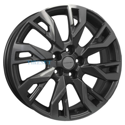 Khomen Wheels 7x18/5x112 ET43 D57,1 KHW1809 (Kodiaq/Tiguan) Gray-FP