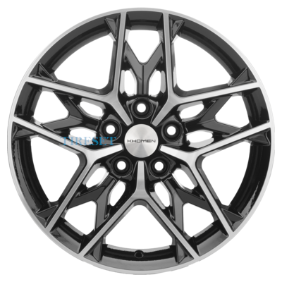 Khomen Wheels 7x17/5x112 ET49 D57,1 KHW1709 (Octavia) Black-FP