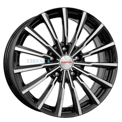 KиK 5,5x14/4x100 ET43 D60,1 Акцент-оригинал (КС641) Алмаз черный