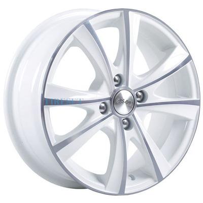 Скад 5,5x14/4x100 ET38 D67,1 Мальта Алмаз белый (АРС 014 black)