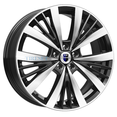 KиK 7,5x19/5x112 ET45 D66,6 Марвел (КС881) Алмаз черный
