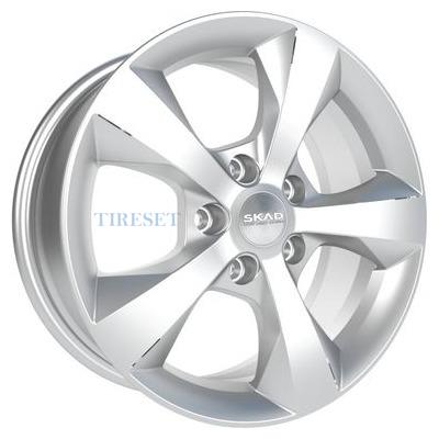 Диски СКАД 7x16/5x108 ET45 D65,1 Кельн (КЛ258) Селена (АРС 014 black) на tireset.ru