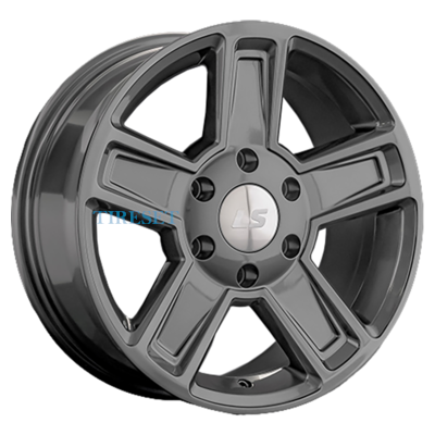 LS 8x17/6x139,7 ET38 D100,1 1296 GM (конус, Колпак+лого)