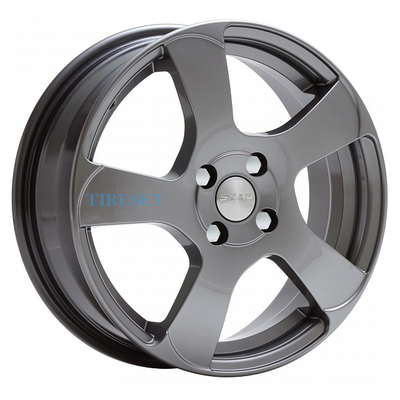 Диски Скад 6x16/4x100 ET52 D54,1 Акула графит на tireset.ru