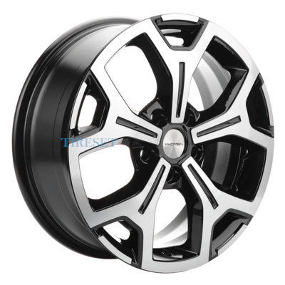 Khomen Wheels 6,5x17/5x120 ET55 D65,1 KHW1710(2) (VW Transporter) Black-FP