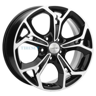 Khomen Wheels 7x17/5x114,3 ET48 D56,1 KHW1702 (Forester) Black-FP