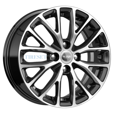 Диски KиK 6x15/4x100 ET48 D54,1 КС782 Алмаз черный на tireset.ru