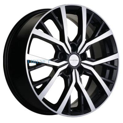 Khomen Wheels 7x18/5x114,3 ET50 D54,1 KHW1806 (Coolray) Black-FP