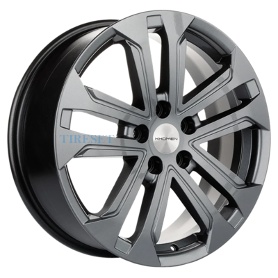 Khomen Wheels 7x18/5x114,3 ET53 D54,1 KHW1803 (Geely Coolray) Gray