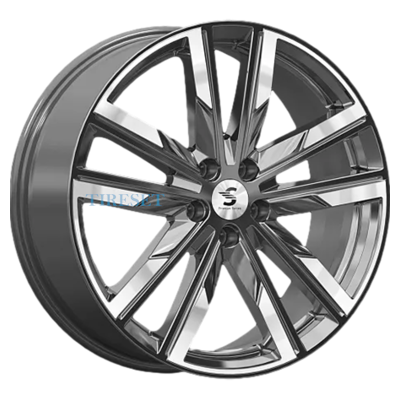 Premium Series 8x20/5x114,3 ET30 D60,1 КР014 (Lexus RX) Diamond Gloss Graphite