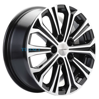Khomen Wheels 6,5x16/5x108 ET50 D63,3 KHW1610 (Focus) Black-FP