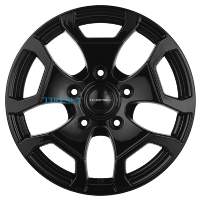 Диски Khomen Wheels 6,5x17/5x139,7 ET35 D98,5 KHW1725 (Niva 4x4) Black на tireset.ru