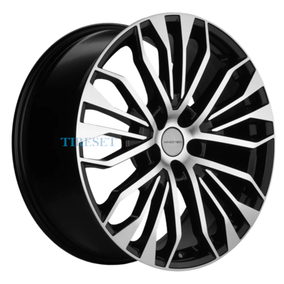 Диски Khomen Wheels 8,5x20/5x114,3 ET30 D60,1 KHW2009 (Lexus RX) Black-FP на tireset.ru