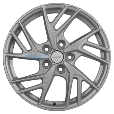 Диски Khomen Wheels 6,5x17/5x114,3 ET45 D67,1 KHW1722 (Mazda3/CX30) F-Silver на tireset.ru
