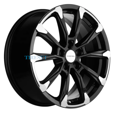Khomen Wheels 7,5x18/5x108 ET47 D60,1 KHW1808 (Chery Tiggo 8/8 Pro) Black-FP