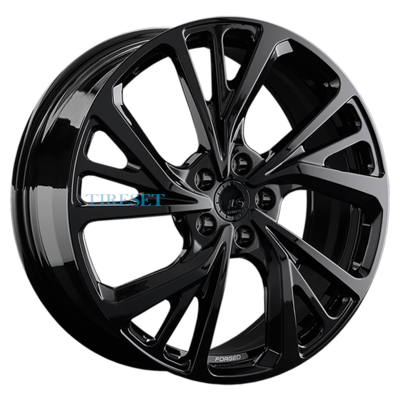 LS Forged 7x19/5x108 ET36 D65,1 LS FG22 BK (конус, C570)