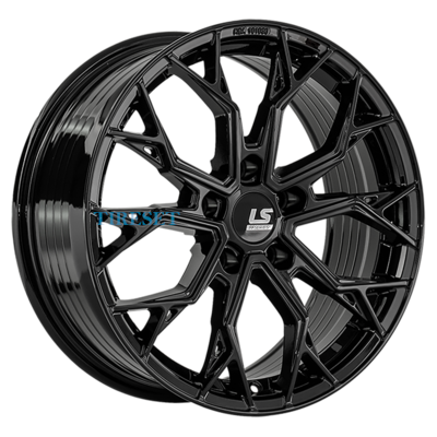LS FlowForming 8x17/5x112 ET35 D66,6 RC108 BK (конус)