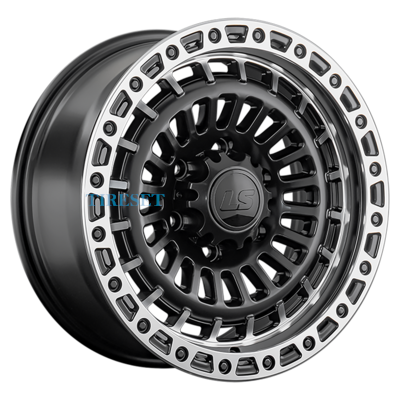 LS 8,5x17/6x139,7 ET25 D100,1 1348 BKSL (конус, Колпак+лого)