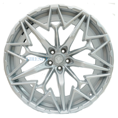 Khomen Wheels 10x22/5x112 ET30 D66,6 ZEUS 2202 (X5/X6/X7/Cullinan) Brilliant Silver