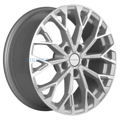 Khomen Wheels 7x17/5x108 ET45 D60,1 KHW1718 (Chery Tiggo 8) F-Silver-FP