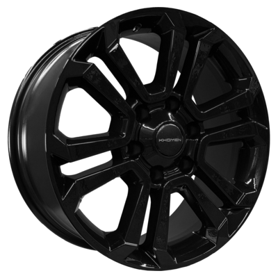 Диски Khomen Wheels 7,5x18/6x139,7 ET30 D106,1 KHW1817 (Fortuner/Hilux) Black на tireset.ru