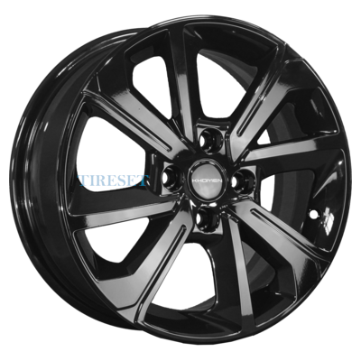 Khomen Wheels 6x15/4x98 ET36 D58,6 KHW1501 (Lada Granta) Black